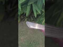 8-16mm PC Profile snap cap Πάνω και κάτω μαντήλα Για πολυανθρακικό φύλλο