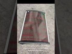 χάλκινο πολυκαρβονικό PC Παράθυρο Παράθυρο ανθεκτικό στις καιρικές συνθήκες