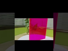 Ροζ πολυκαρβονικό στερεό φύλλο