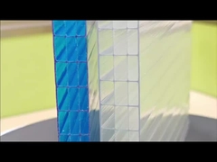 16mm τετραστρώμα PC κούφιο φύλλο