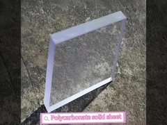 PC-122M Στερεό πολυκαρβονικό διαφανές φύλλο 1,5-15 mm πάχος με πιστοποίηση RHOS