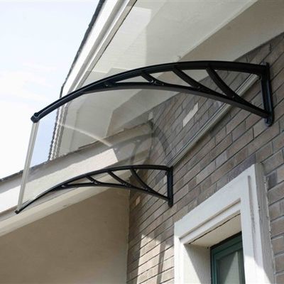 PC Canopy Awning Αλουμινίου Κράτη με επεκτατικό μπουλόνι και αξεσουάρ