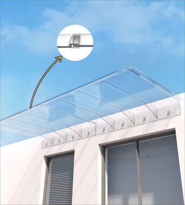 Μείωση θορύβου DIY Αόρατη πολυανθρακονίου παράθυρο Τυρί αόρατη βιτρίνα με τη μετάδοση του φωτός και την αντοχή σε αντίκτυπο