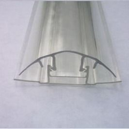 8-16mm PC Profile snap cap Πάνω και κάτω μαντήλα Για πολυανθρακικό φύλλο