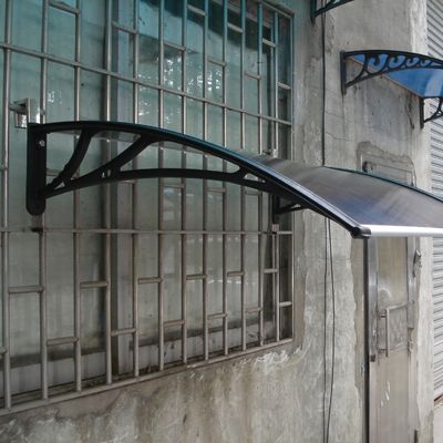 Εξωτερικά καθίσματα PC Canopy Bracket για Polycarbonate Κούφιο ή στερεό φύλλο