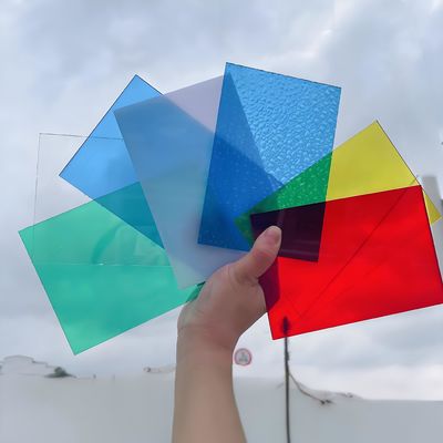 Καλή τιμή. 4 * 8 πόδια χρωματιστή στερεή πολυανθρακικό κεραμίδιο κεραμίδιο στέγη υλικό για φυσικό φως και ενεργειακή απόδοση σε απευθείας σύνδεση