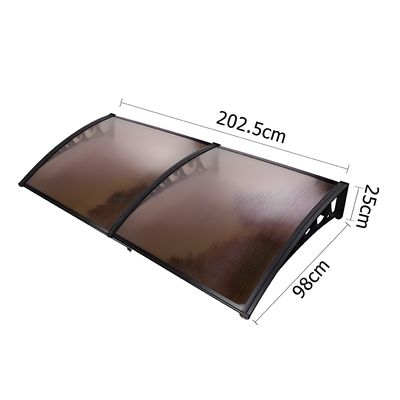Επιλέξτε PC Canopy για το παράθυρο σας μονόκλιση Απαιτήσεις ελαφρύς βάρος πολυανθρακικό κούφιο φύλλο παράθυρο οροφή
