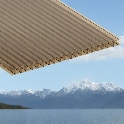 Καλή τιμή. 6mm 4 * 8 πόδια Πολυκαρβονικό κούφιο φύλλο Πολυπετραλικής δομής για βέλτιστη θερμική μόνωση και μετάδοση φωτός σε απευθείας σύνδεση