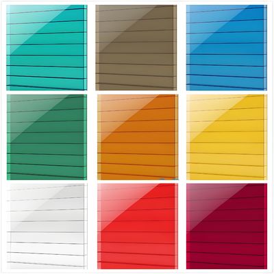 Καλή τιμή. Προσαρμόσιμο πλαστικό διαυγές χάλκινο πράσινο χρώμα φύλλο πολυανθρακονίου 2,1m * 6m με εξαιρετική διαφάνεια και αντοχή στα UV σε απευθείας σύνδεση