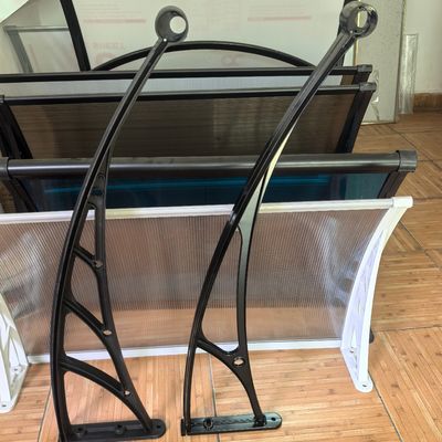 Στήριγμα από κράμα αλουμινίου για οροφές DIY Σχεδιασμένο για να κρατά τα φύλλα πολυκαρβονίου με ασφάλεια κάτω από τον άνεμο, τη βροχή ή τα χιονισμένα φορτία