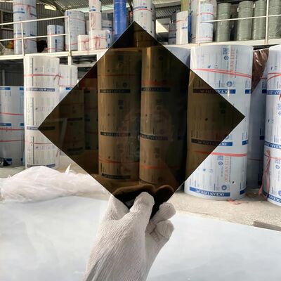 Χάλκινη πολυανθρακικό οροφή ελαφρύς βάρος ισχυρή ανθεκτική στις καιρικές συνθήκες ιδανική για εργοστάσια αποθήκες και εμπορικά υπαίθρια καταφύγια